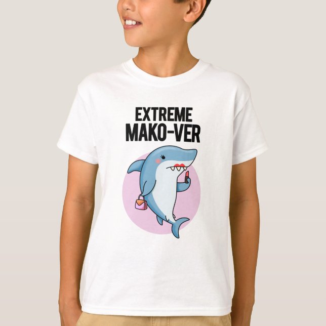 T-shirt Un jeu de requin Mako Funny Mako extrême (Devant)