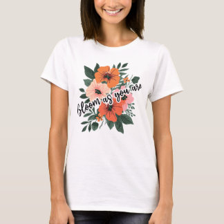 T-shirt Un joli mot d'art inspirant