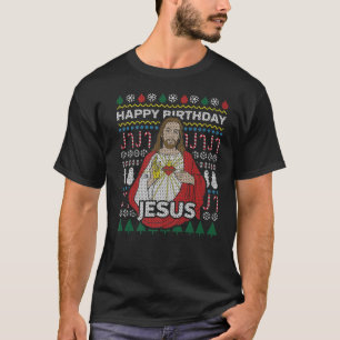 T-shirt Un joli Noël, joyeux anniversaire Jésus T-