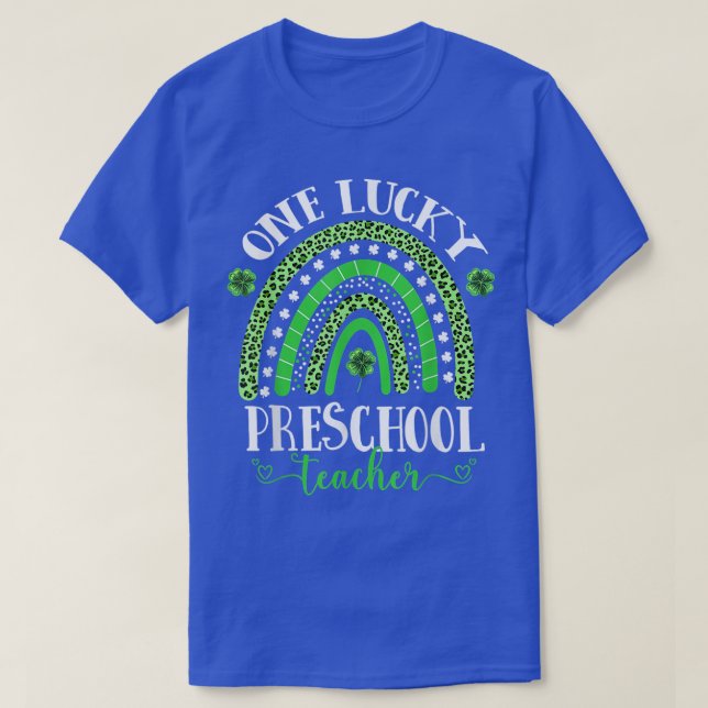 T-shirt Un Jour de la Saint Patrick amusant d'enseignant d (Design devant)
