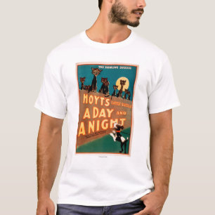 T-shirt "Un jour et chats et chiens d'une nuit" musicaux