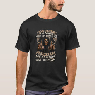T-SHIRT UN JOUR, JE DIS JUSTE QUE JE LE RÉPÈTE TOUT LAISSE
