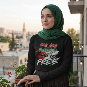 T-shirt Un jour la Palestine sera LIBRE