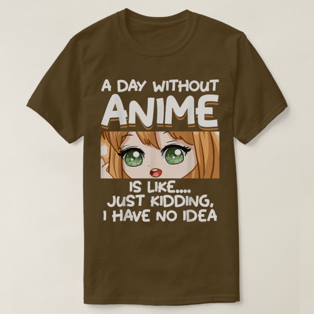 T-shirt Un Jour Sans Anime  (Design devant)