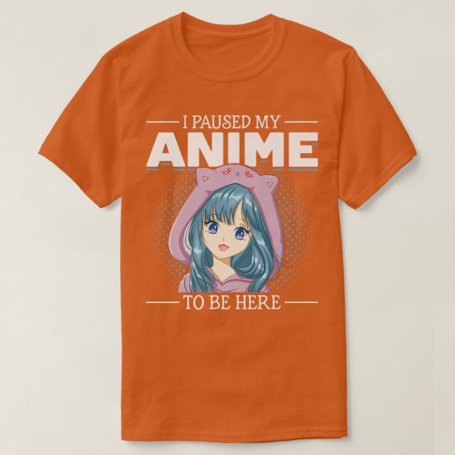 T-shirt Un jour sans Anime est comme (Design devant)