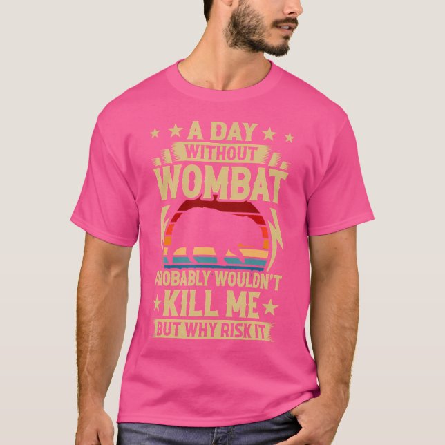 T-shirt Un jour sans Wombat (Devant)