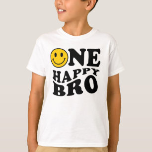 T-shirt Un Joyeux Bro Jaune Correspondant Un Anniversaire