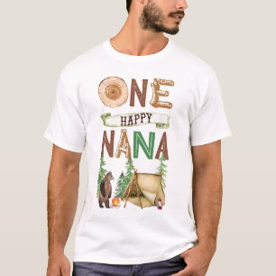 T-shirt Un Joyeux Camper Nana Premier Anniversaire Camping