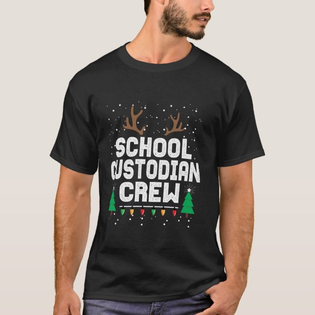 T-shirt Un joyeux concierge de l'école Gnomes Maison de No (Devant)