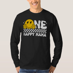 T-shirt Un joyeux Dude Mama Maman Super 1er anniversaire F