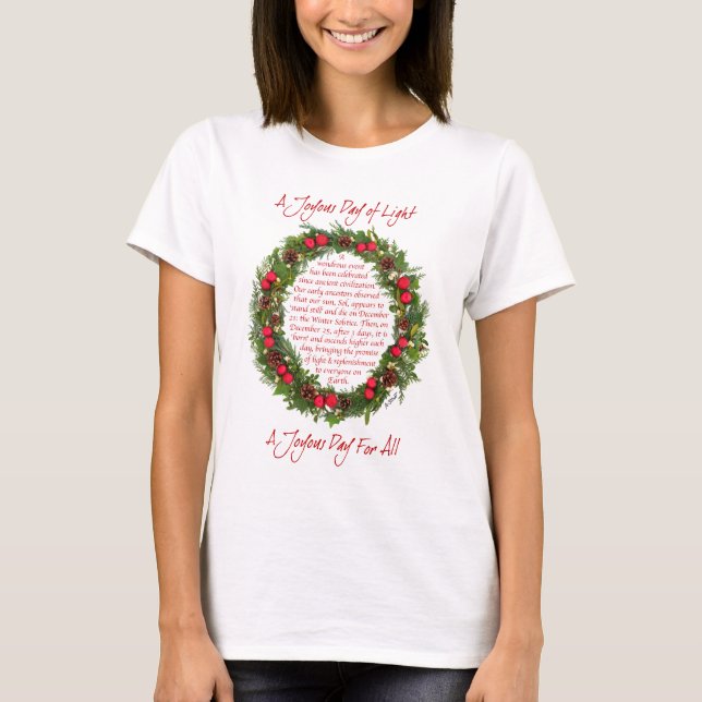 T-shirt Un Joyeux Jour pour Tous ! - (Devant)