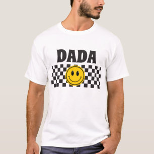 T-shirt Un joyeux mec souriant visage papa chemise
