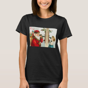 T-shirt Un joyeux Père Noël par Ellen Clapsaddle
