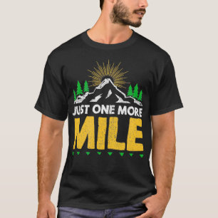 T-shirt un kilomètre de plus motivant ultra trail runner