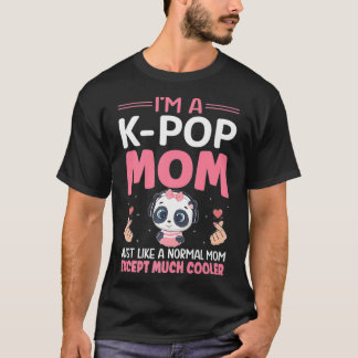 T-shirt Un KPop Maman Kawaii Anime Girl Boba Drinker drago