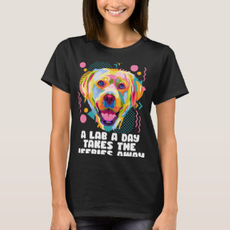 T-shirt Un labo par jour emmène les Jeebies au Labrador Re