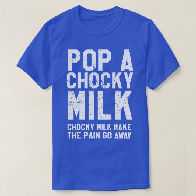 T-shirt Un Lait Chocky (Design devant)