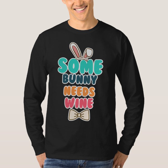 T-shirt Un Lapin A Besoin De Vin 28 (Devant)