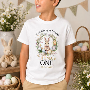 T-shirt Un lapin de Pâques fête son premier anniversaire