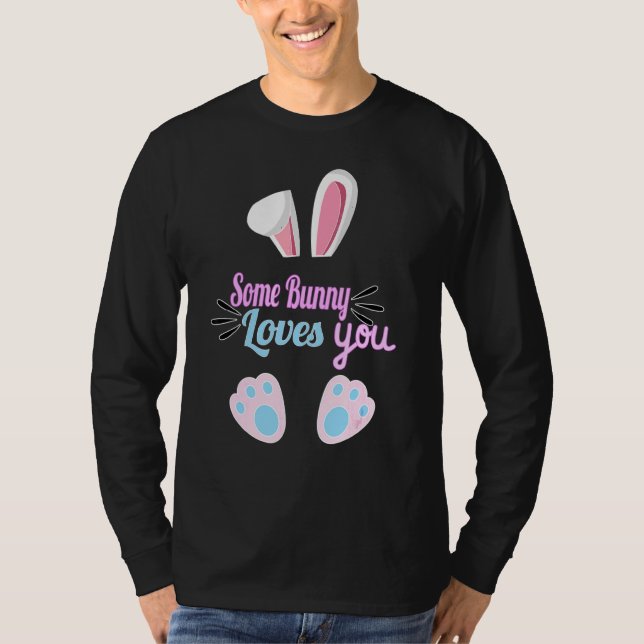 T-shirt Un Lapin Vous Aime Pâques 1 (Devant)