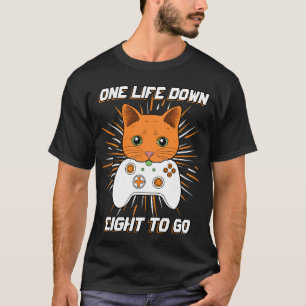 T-shirt Un Life Down Orange Cartographier contrôleur de ch