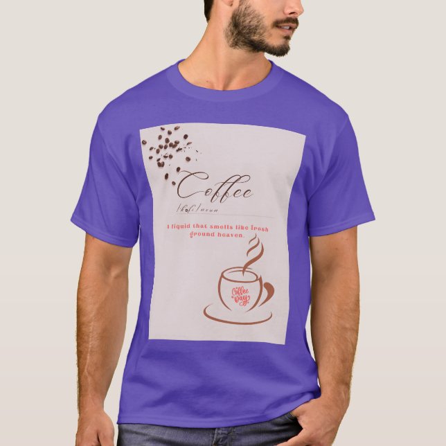 T-shirt Un liquide qui sent comme un garçon céleste fraîch (Devant)