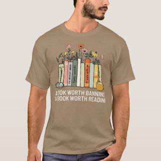 T-shirt Un livre qui vaut la peine d'être interdit est un 