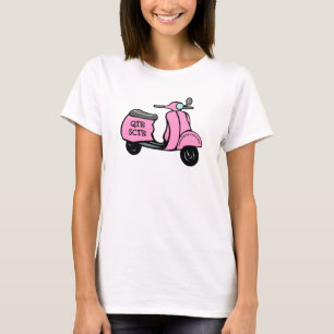 T-shirt Un logo plus mignon T de scooter