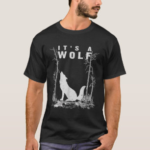 T-shirt Un loup pour les hommes Halloween