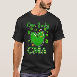 T-shirt Un Lucky Cma Leopard Plaid Shamrock D