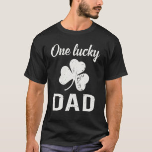 T-shirt Un Lucky Daddy Funny Père Irlandais C St Patrick's