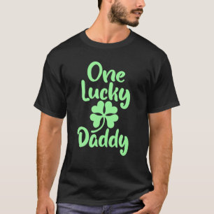 T-shirt Un Lucky Daddy Funny Père Irlandais Clochers St Pa