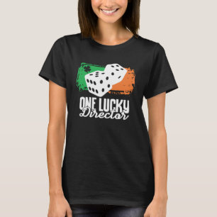 T-shirt Un Lucky Director Dice Jeu Famille Groupe Matchin