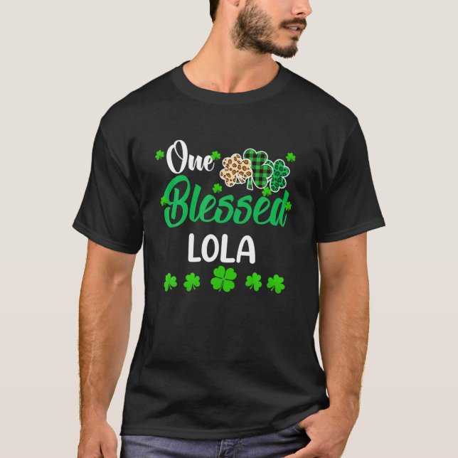 T-shirt Un Lucky Lola Clover St. Patrick's Day Irlandais (Devant)