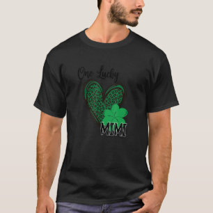 T-shirt Un Lucky Mimi Leopard Heart St Patricku2019s Day