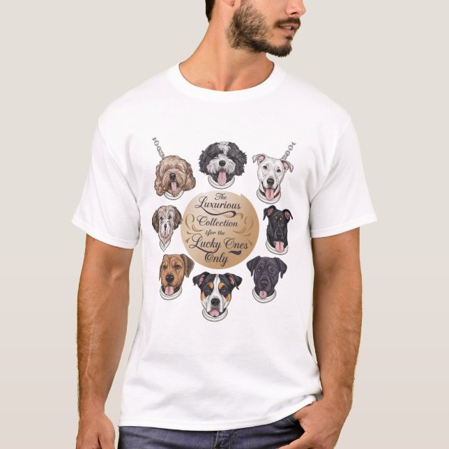 T-shirt Un luxe de cœurs loyaux (Devant)