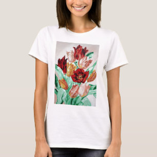 T-shirt Un magnifique bouquet floral de tulipes