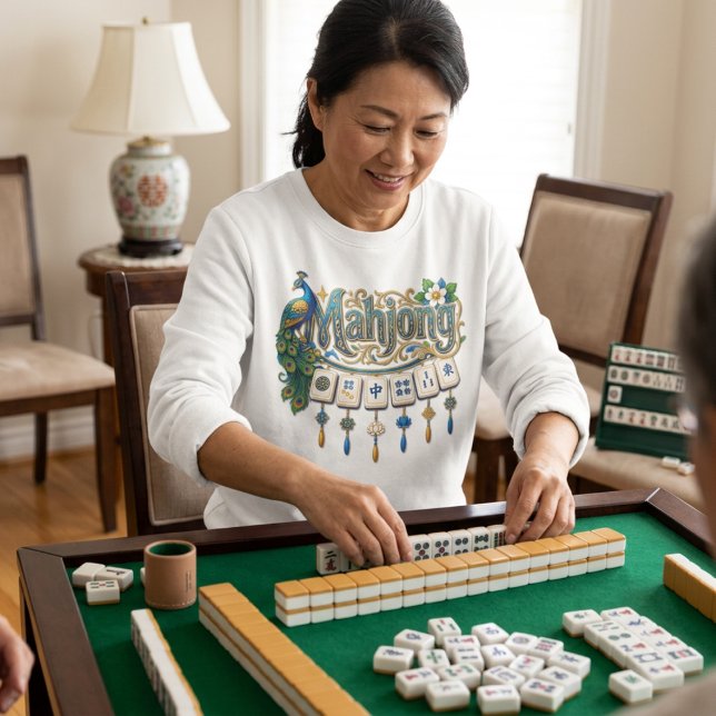 T-shirt Un Mahjong de l'Oiseau Bam (Créateur téléchargé)