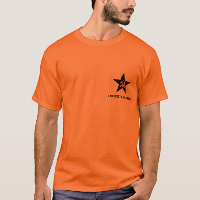 T-shirt Un manifeste pour le changement (Devant)