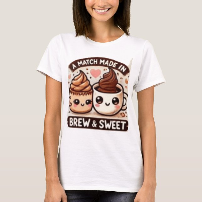 T-SHIRT UN MATCH DE PAIN ET DE DOUCE (Devant)
