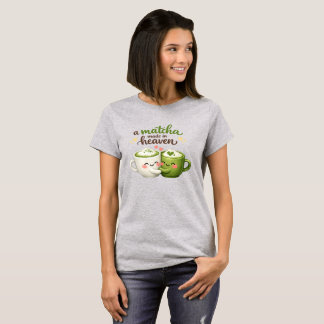 T-shirt Un Matcha Fait au Ciel Mignon Drôle Pun