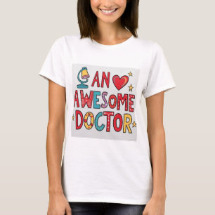 T-shirt Un médecin génial. Cadeau de remerciement