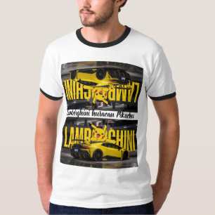 T-shirt UN MÉLANGE ENTRE Pikachu ET lamborghini huracan