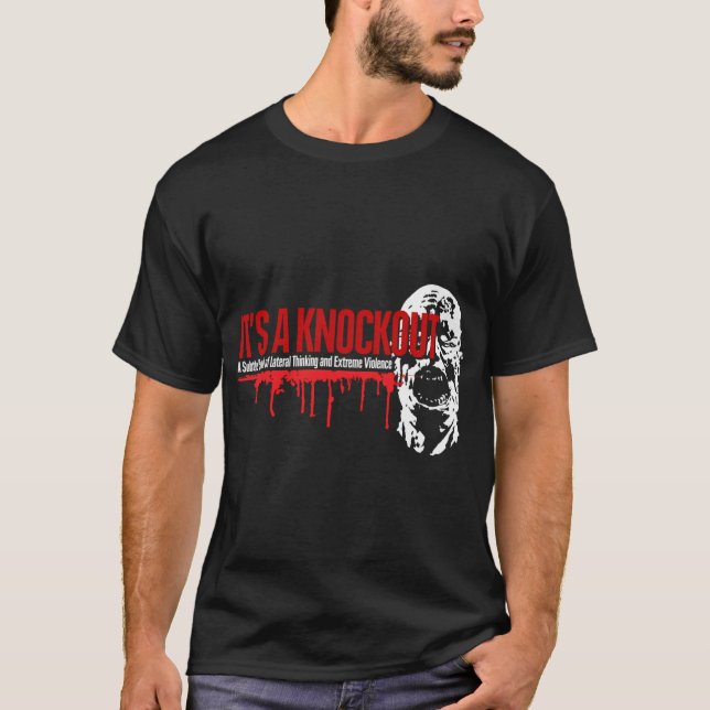 T-shirt Un mélange subtil de pensée latérale et de vio ext (Devant)
