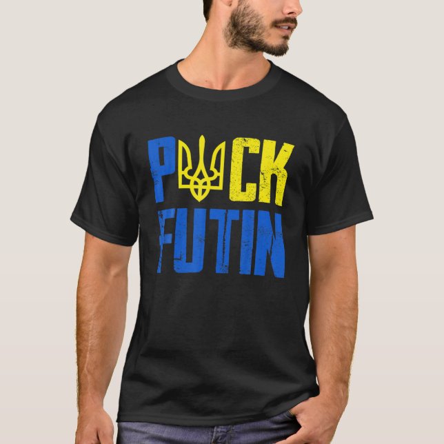 T-shirt Un Mème Anti Poutine Drôle, Je Suis Aux Côtés De L (Devant)