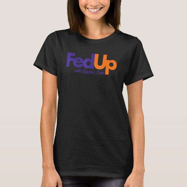 T-shirt Un mème de voitures électriques (Devant)