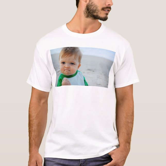 T-shirt Un mème enfant qui a réussi (Devant)