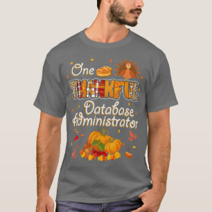T-shirt Un Merci Administrateur De Base De Données Automne