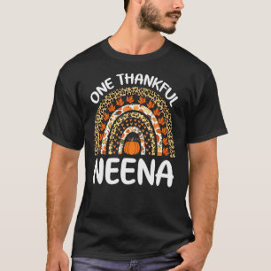 T-shirt Un Merci Neena Thanksgiving Rainbow Leopard Fa