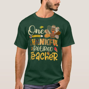 T-shirt Un Merci Professeur Retraité Turquie Leopard Merci